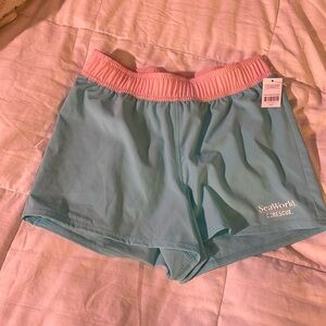 NWT Sea World Rescue running shorts